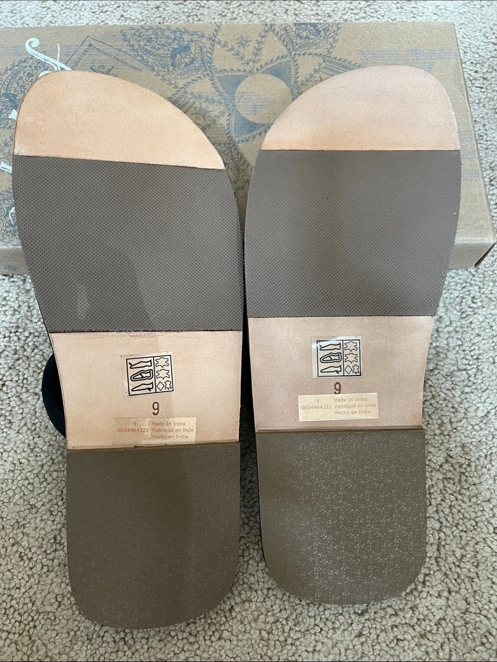 Free People Black Hadden Sandals